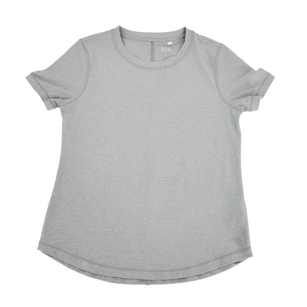 DSG Girls Size‎ Small Movement Light Heather Grey Short Sleeve Athletic T-Shirt